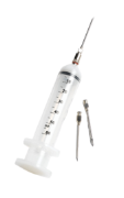 Adhesive Syringe